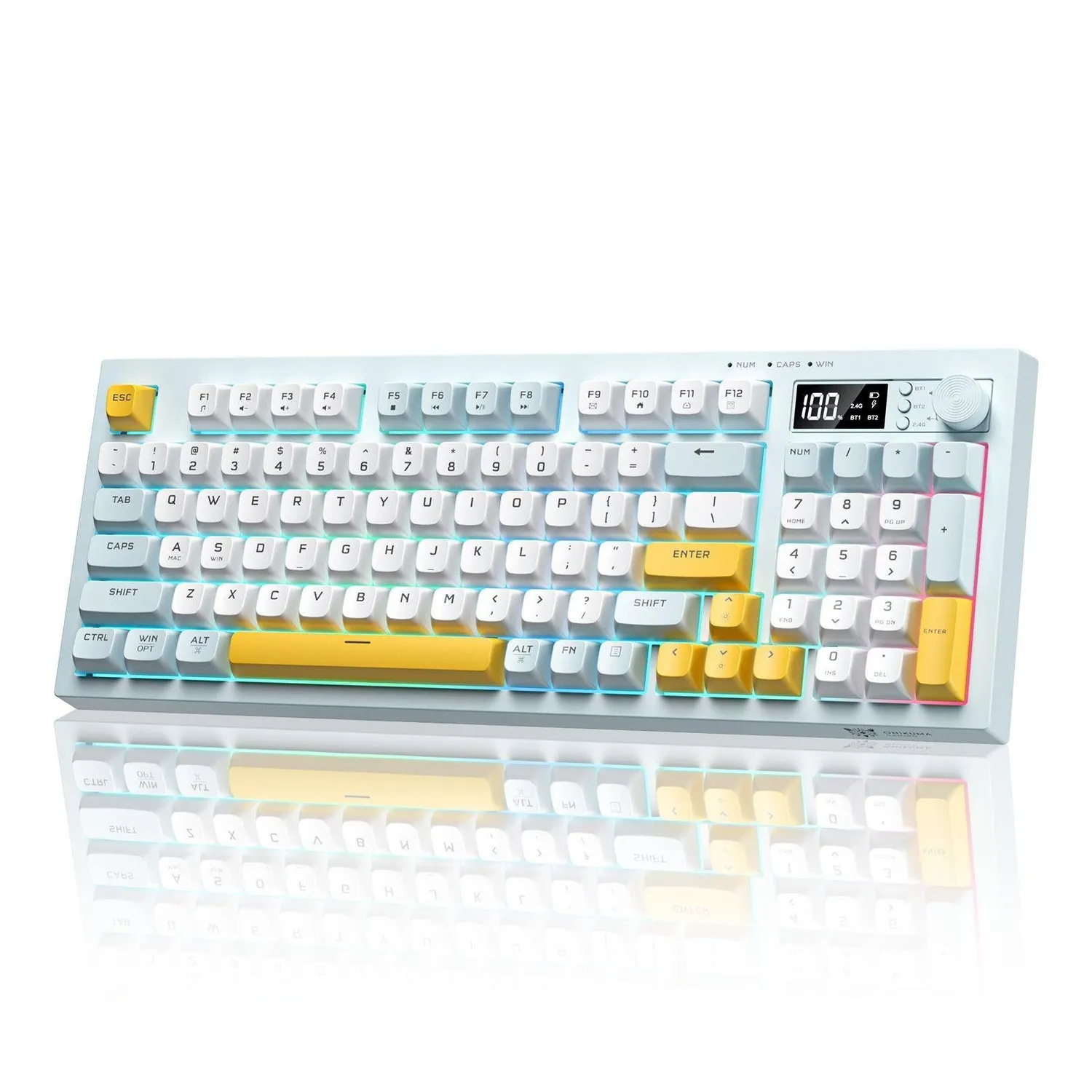 ONIKUMA G80 toetsenbord draadloos 94 toetsen LCD