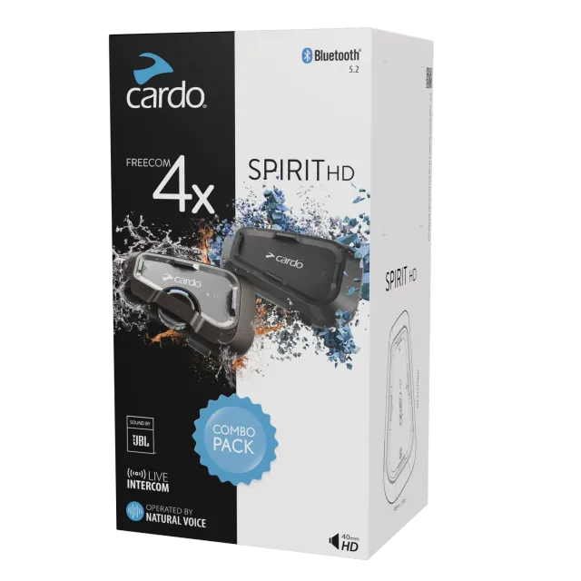 Cardo Freecom 4x Spirit HD duoset intercom JBL