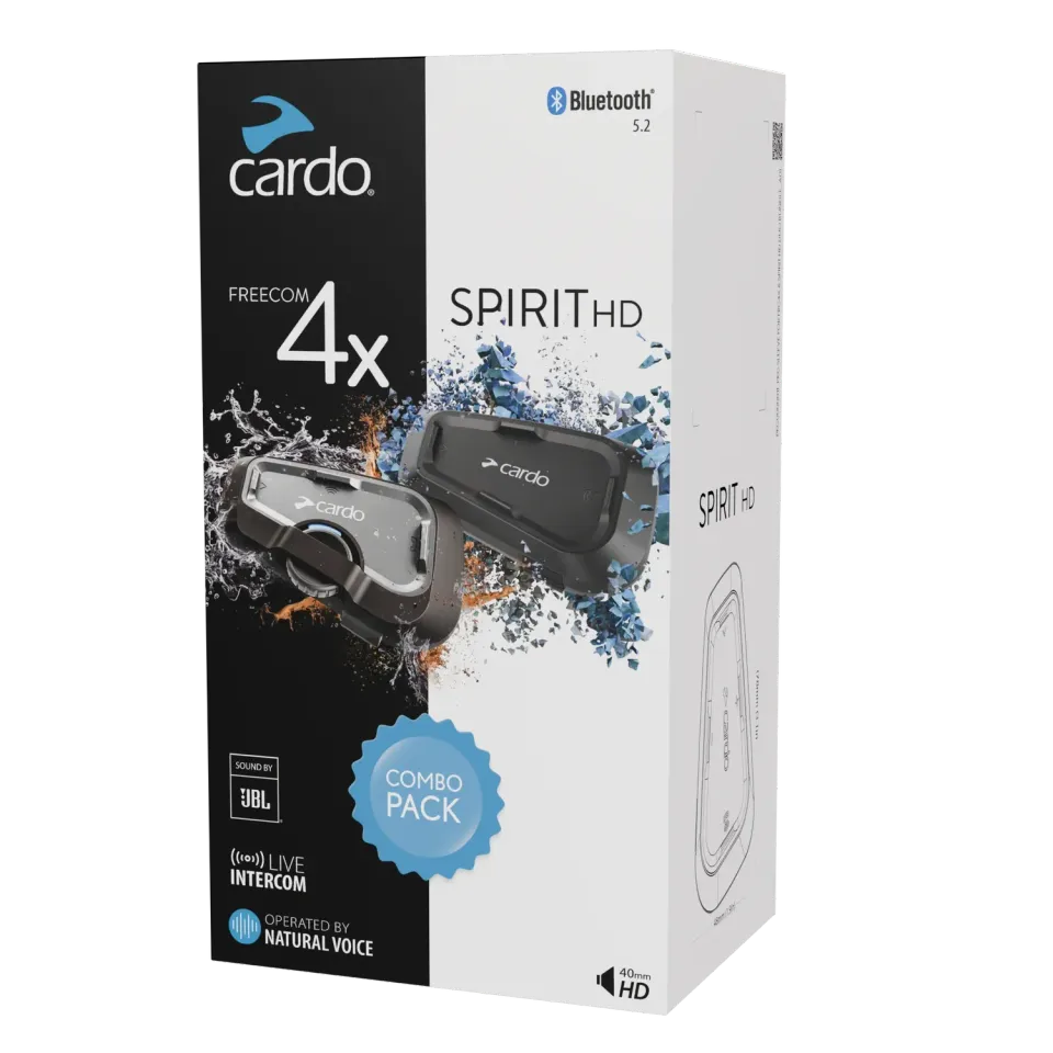 Cardo Freecom 4x Spirit HD duoset intercom JBL
