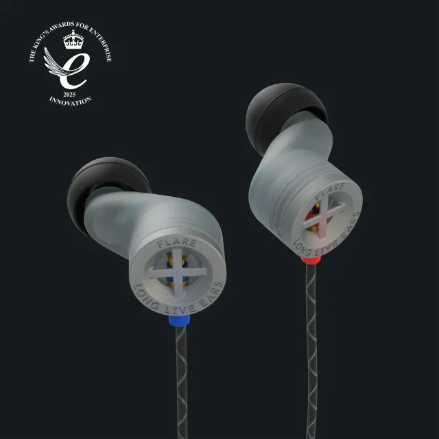 Flare E-Prototype IEM oordopjes 3D geprint HD geluid