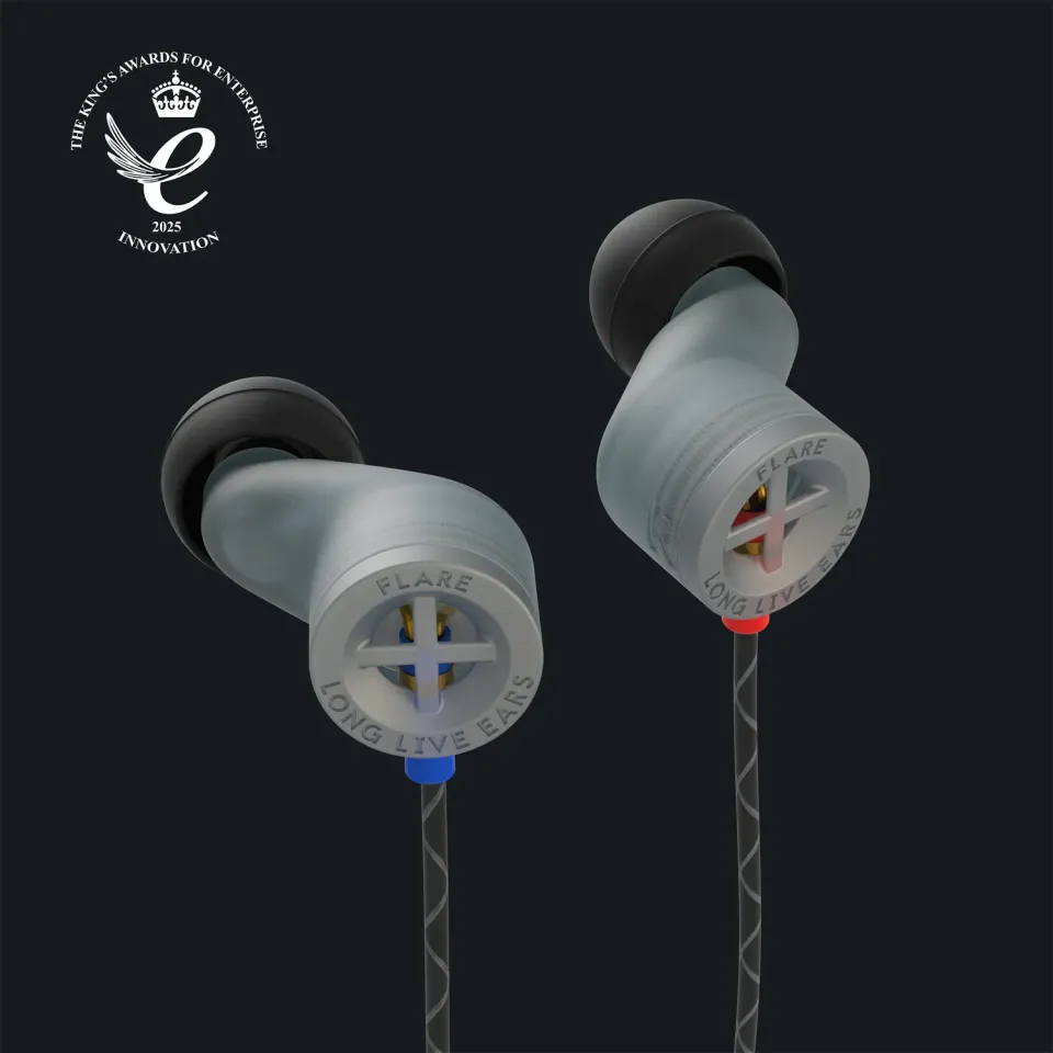 Flare E-Prototype IEM oordopjes 3D geprint HD geluid