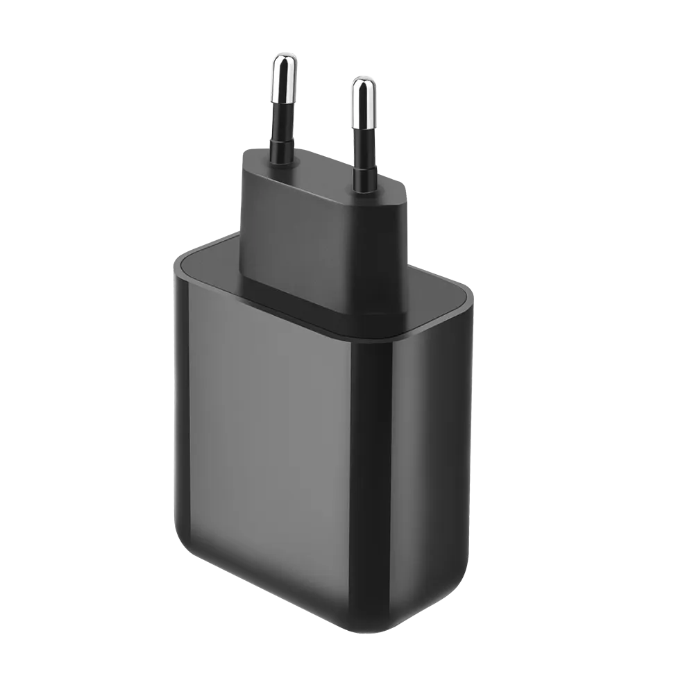 WiseQ 45W GaN Snellader 3 Poorten Zwart