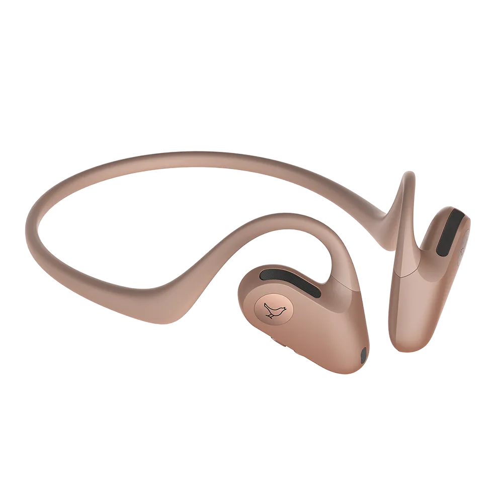 Libratone UP PANTONE open-ear oordopjes Mocha Mousse open ear