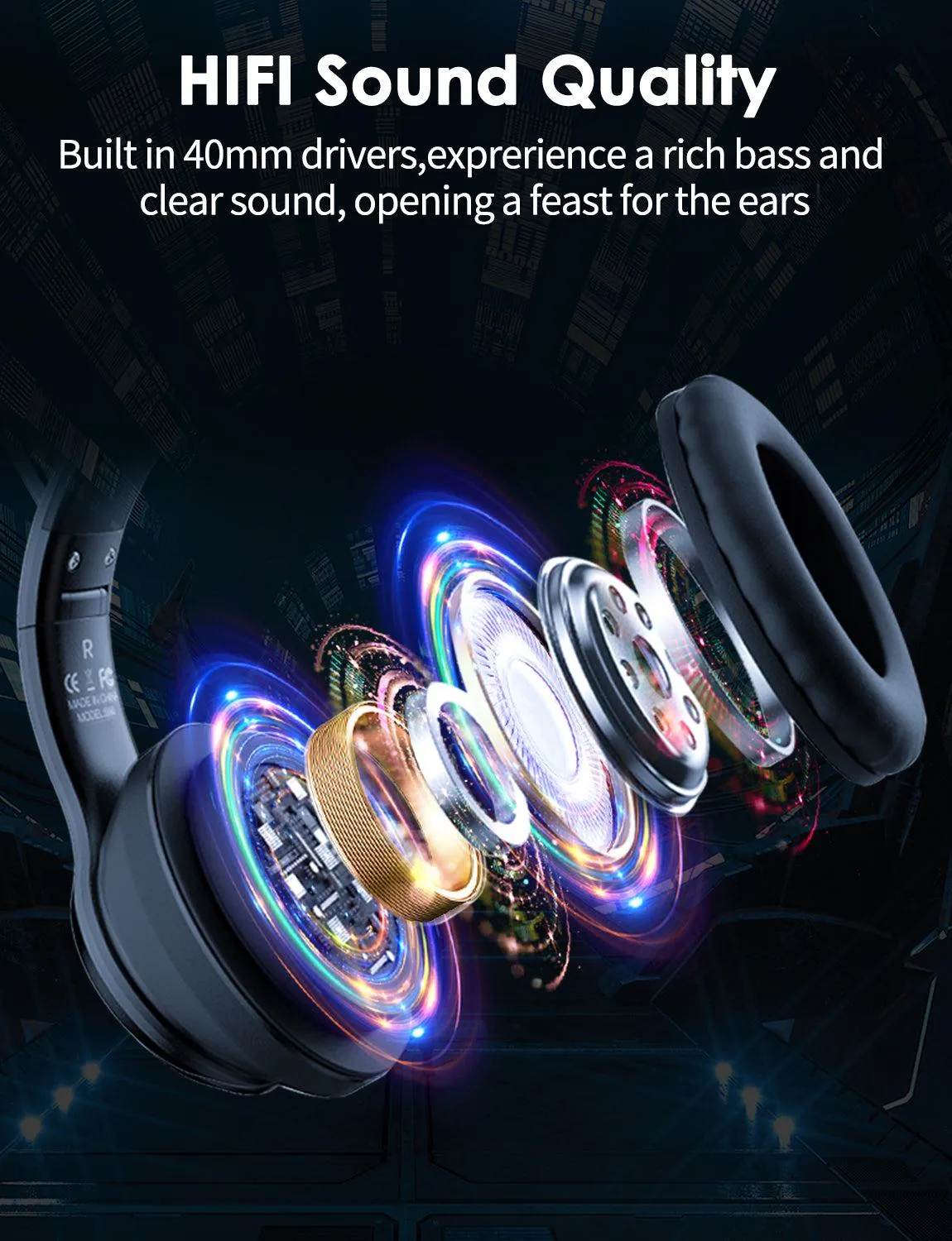 ONIKUMA B90 cat ear headset roze bluetooth