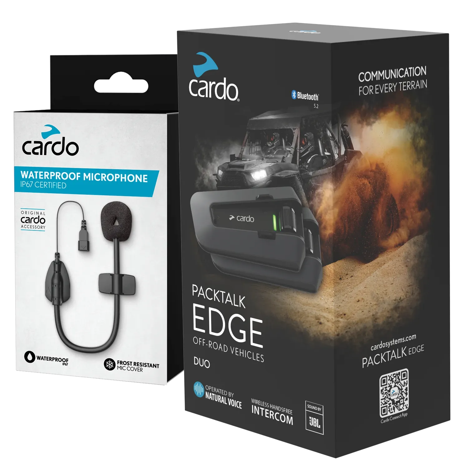 Cardo Packtalk Edge ORV ATV Bundel intercom waterdicht