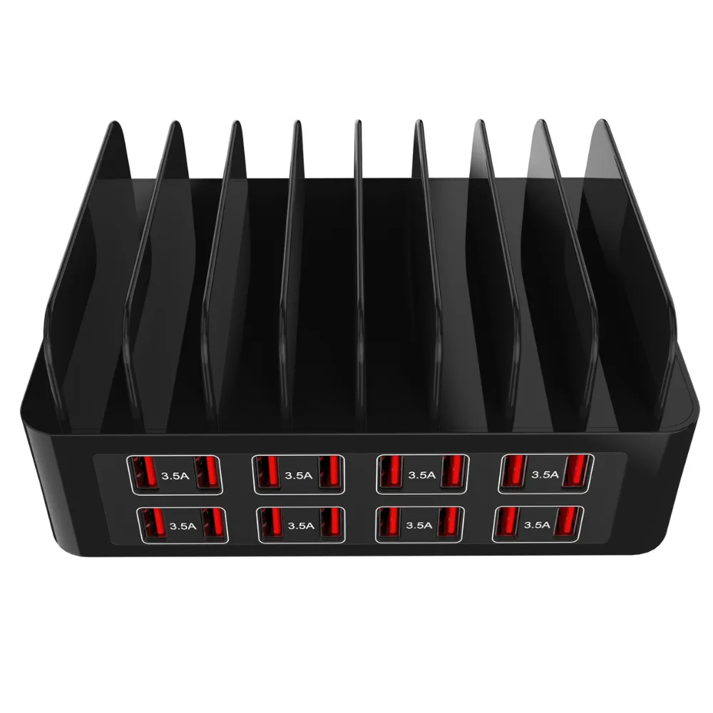 WISEQ 16 Poorten USB Hub 150W met Voeding 16x USB-A