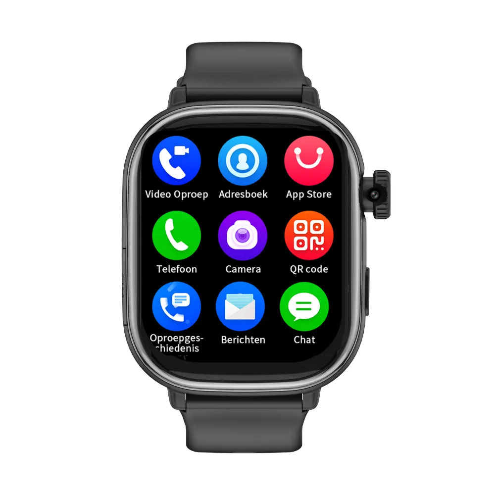 WISEQ Smartwatch Kinderen GPS Zwart SIM IP67 SOS
