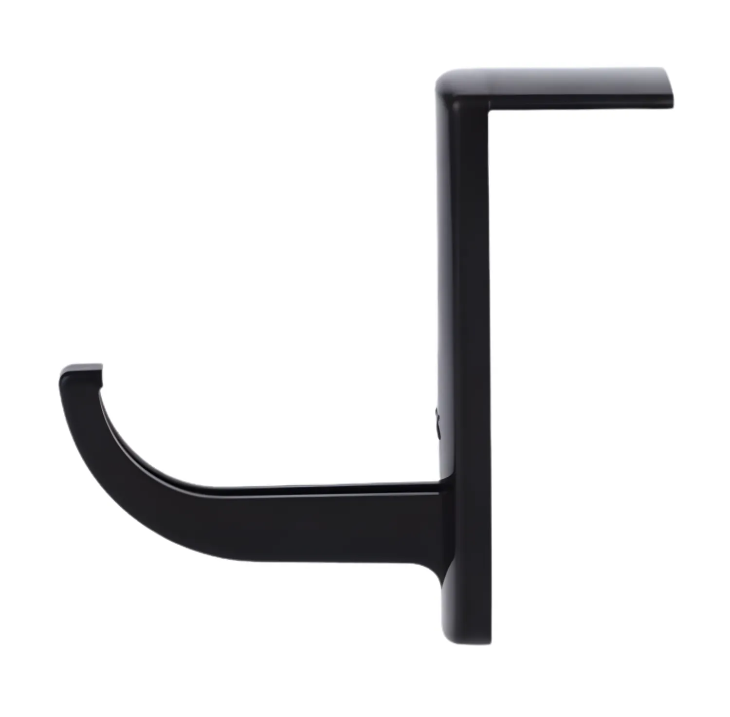 WISEQ Koptelefoonhouder monitorhanger zwart met 3M strip