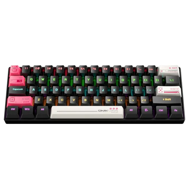 ONIKUMA G55 gaming toetsenbord 61 toetsen RGB compact