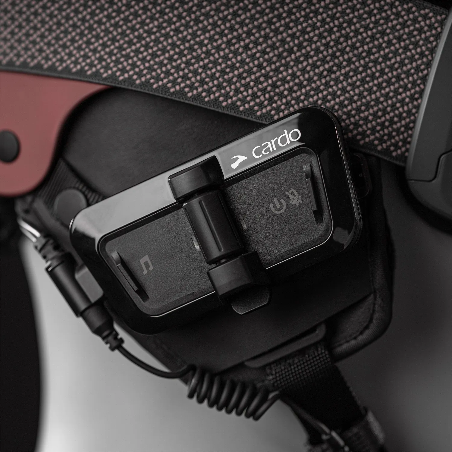 Cardo Packtalk Outdoor headset 4-pack mesh zwart
