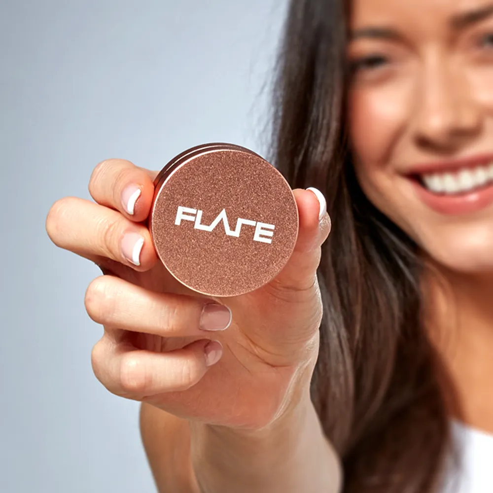 Flare Pocket Capsule bewaardoosje Zwart aluminium