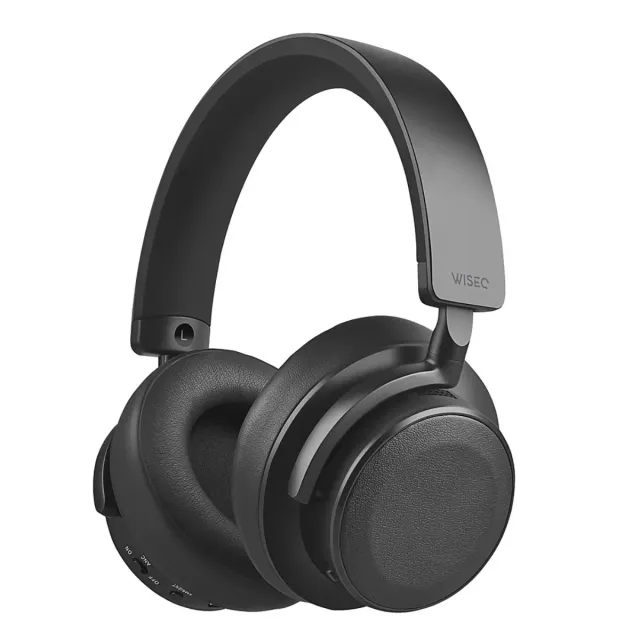 WISEQ ANCx100 koptelefoon zwart noise cancelling 30 uur