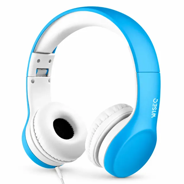 WiseQ Junior Bedrade Kinderkoptelefoon Blauw 85 dB